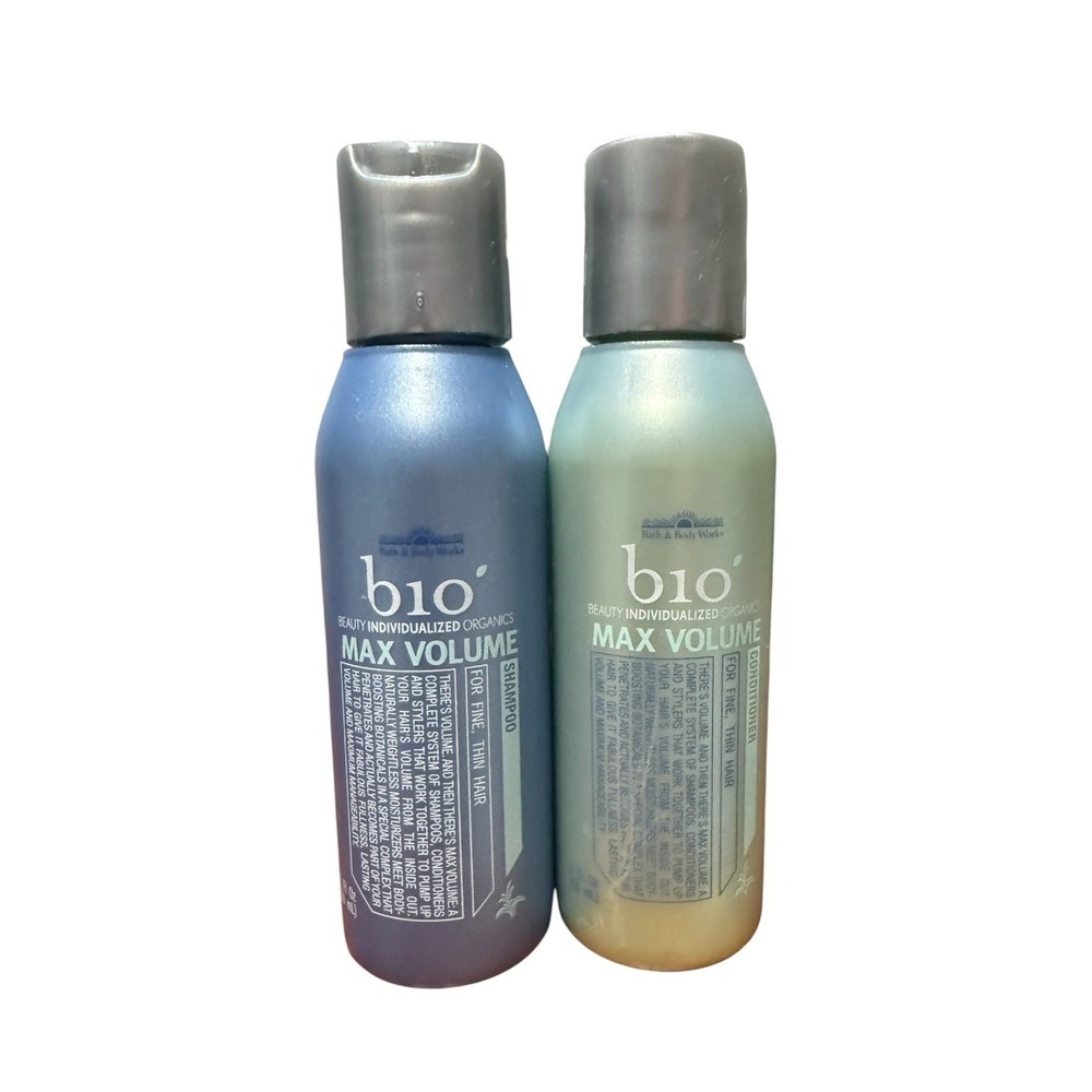 Bath and Body Works Bio Max Volume Conditioner & shampoo travel size HTF